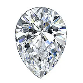 0.74 Carat Pear Lab Grown Diamond