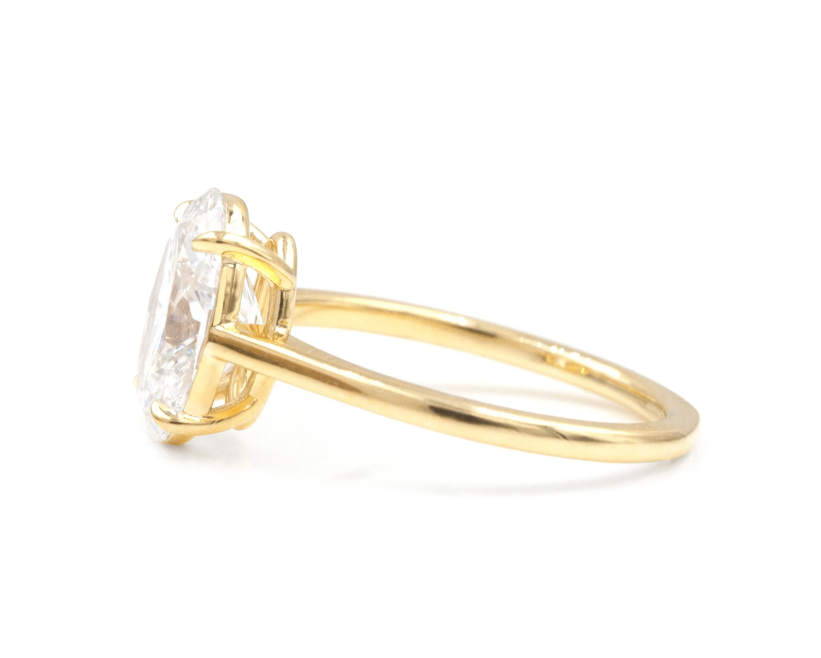 2.51-Carat Brilliant Cut Oval Diamond Solitaire