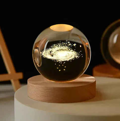 3D Night Crystal Ball