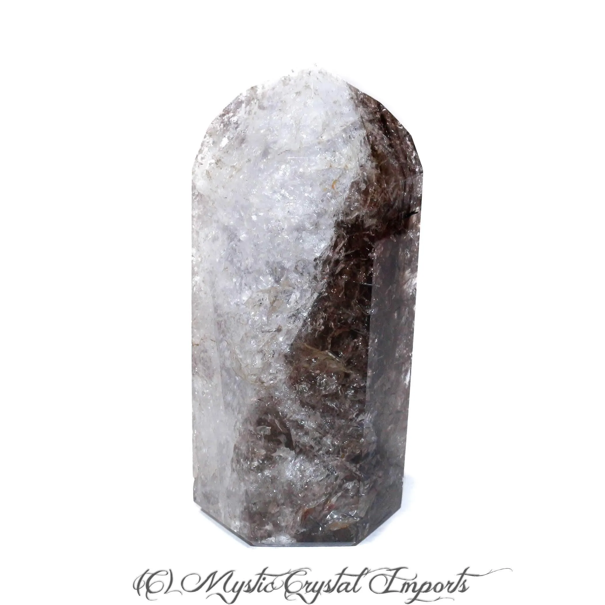 4 1/4 Super 7 - Melody Stone Amethyst Crystal Point (thick)