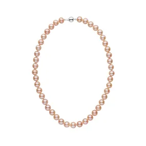 8.5-9.0 mm 16 Inch AA  Pink to Peach Freshwater Pearl Necklace