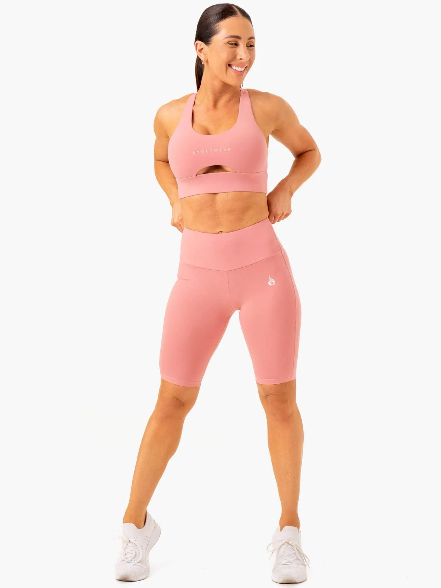 Action Bike Short - Blush Pink