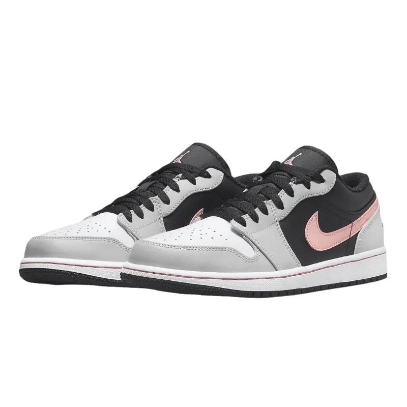 Air Jordan 1 Low Black Grey Pink