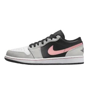 Air Jordan 1 Low Black Grey Pink