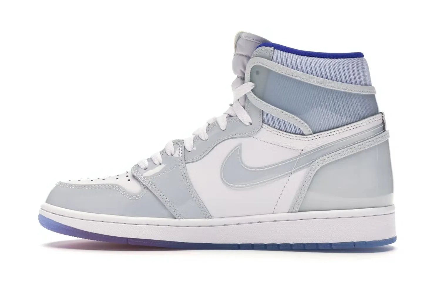 Air Jordan Retro 1 High Zoom White Racer Blue