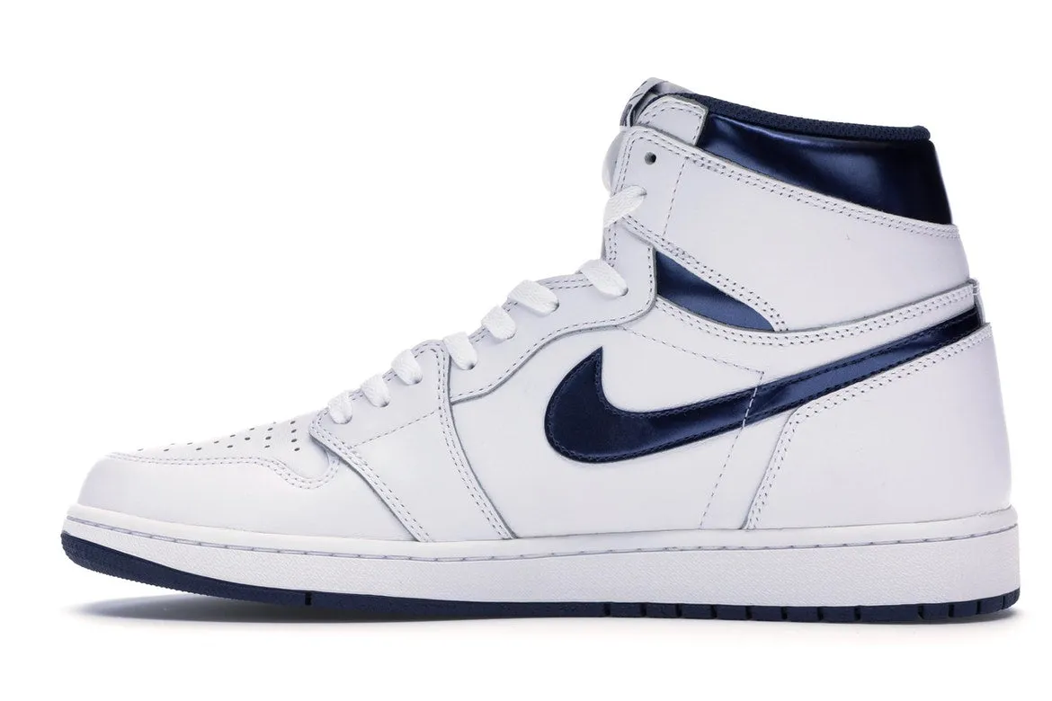 Air Jordan Retro 1 Metallic Navy