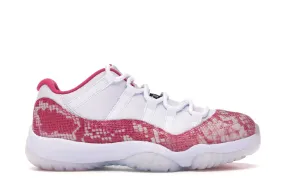 Air Jordan Retro 11 Low 'Pink Snakeskin" ( W )