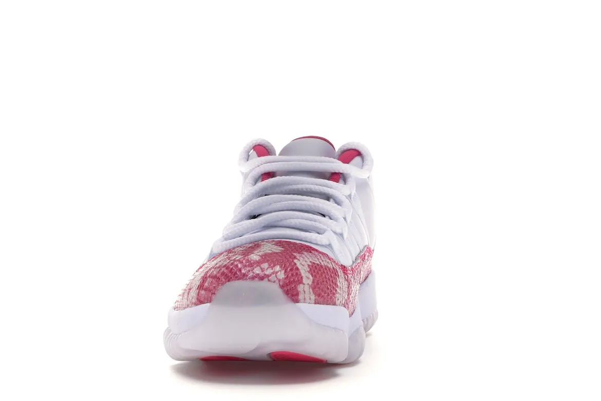 Air Jordan Retro 11 Low 'Pink Snakeskin" ( W )