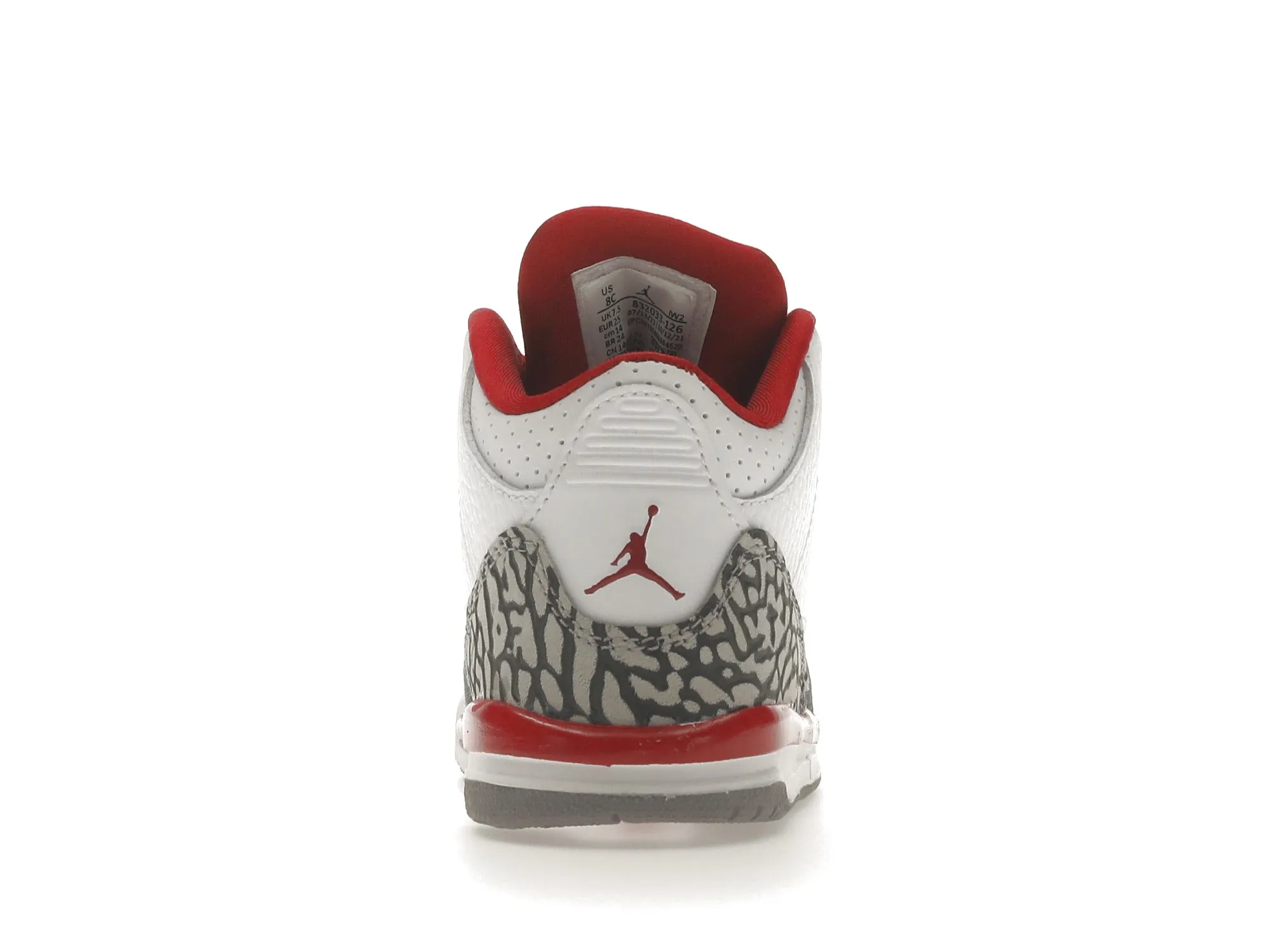 Air Jordan Retro 3 " Cardinal " Toddler ( TD )