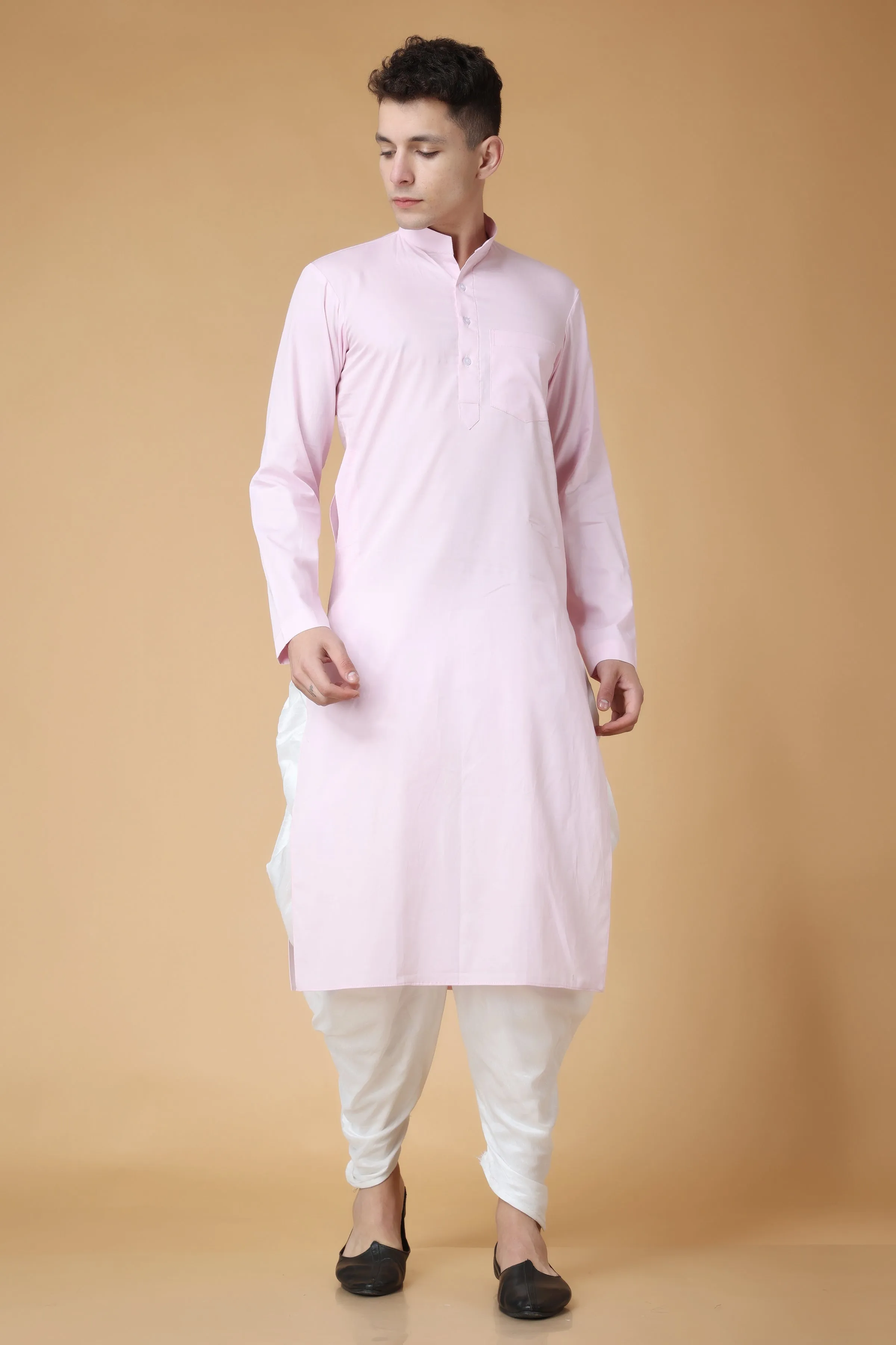 Almond Pink Kurta Salwar Set