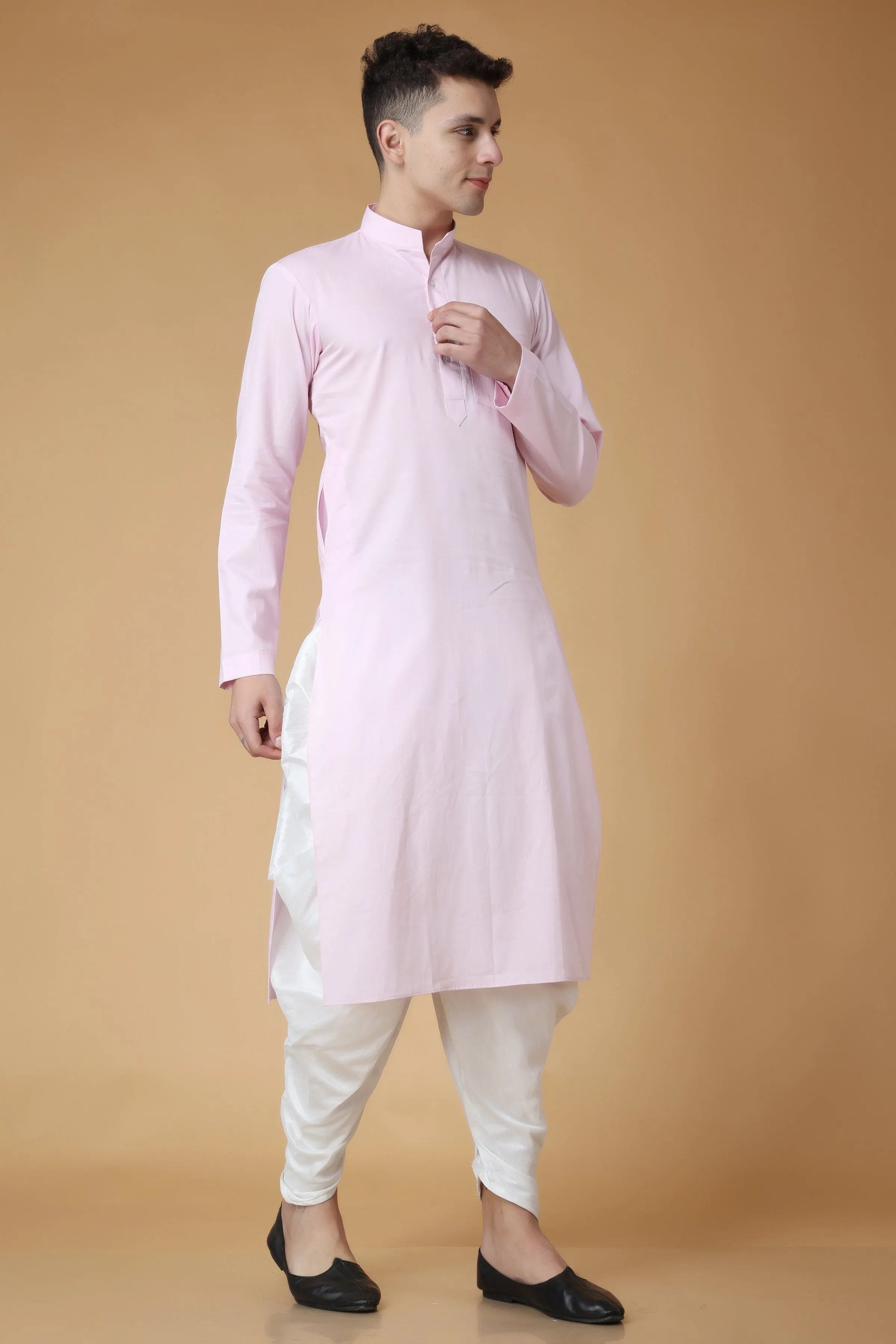 Almond Pink Kurta Salwar Set