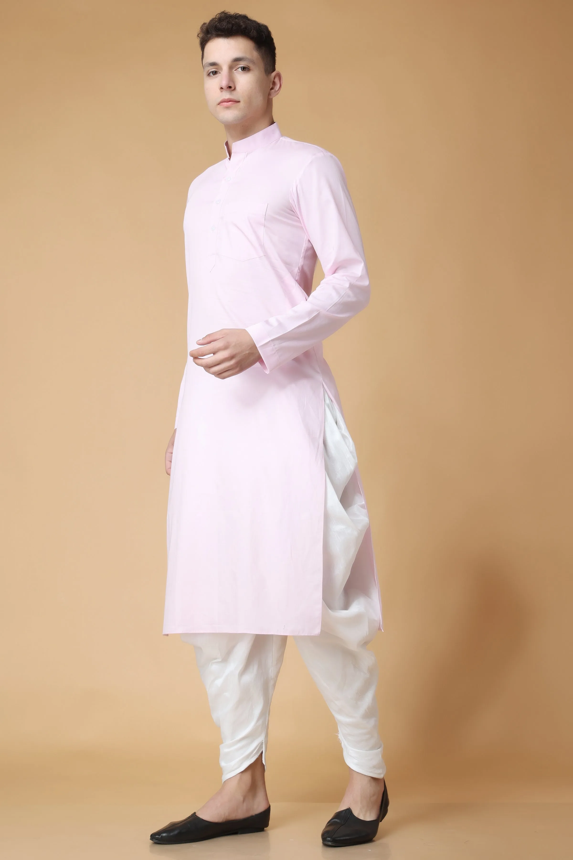 Almond Pink Kurta Salwar Set