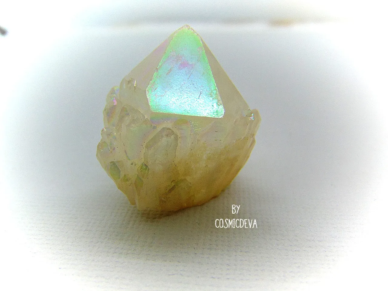 Angel Aura, Angel Aura Quartz Point, Aura Quartz, Iridescence Angel Aura Quartz