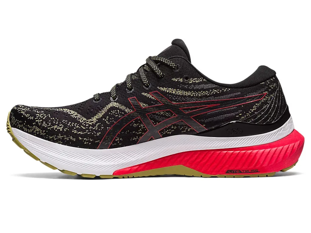 Asics Men's GEL-KAYANO 29 Wide - BLACK/ELECTRIC RED