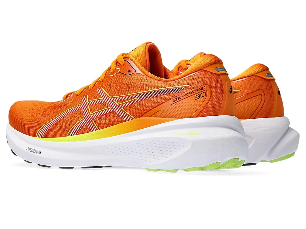 Asics Men's GEL-KAYANO 30 - BRIGHT ORANGE/WHITE