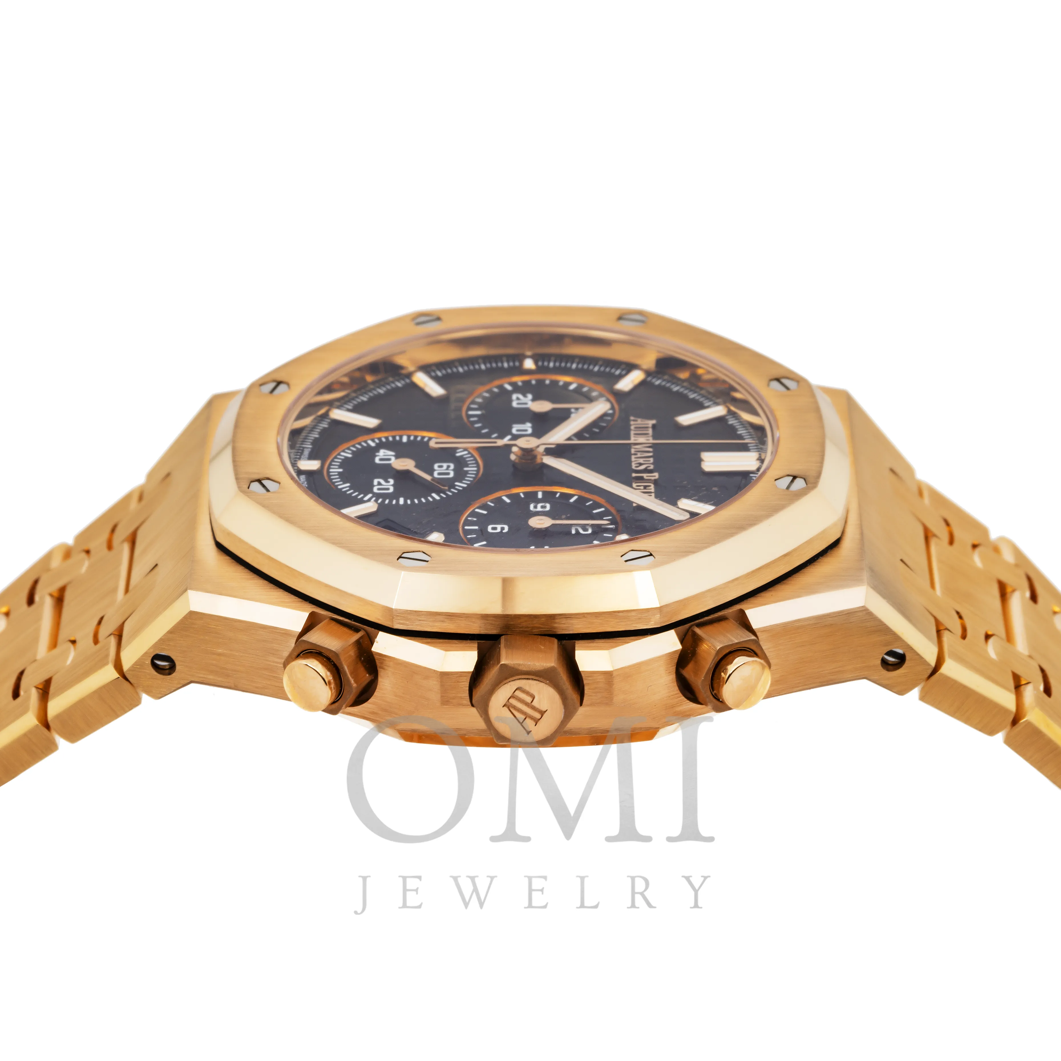 Audemars Piguet Royal Oak Chronograph 26320BA 41MM Blue Dial With Yellow Gold Bracelet