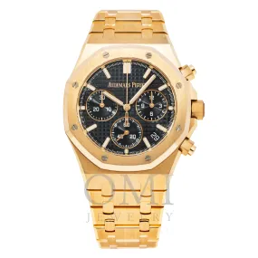 Audemars Piguet Royal Oak Chronograph 26320BA 41MM Blue Dial With Yellow Gold Bracelet