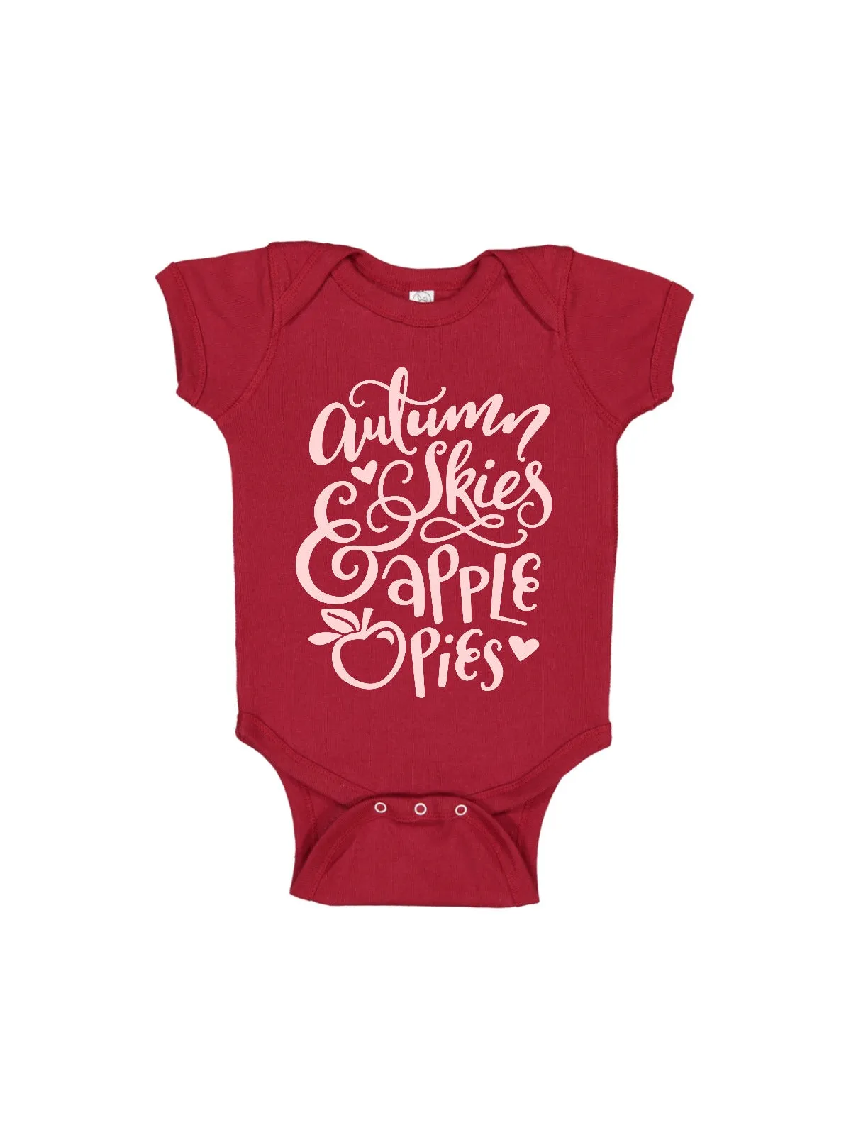 Autumn Skies & Apple Pies Kids Shirt & Baby Bodysuit