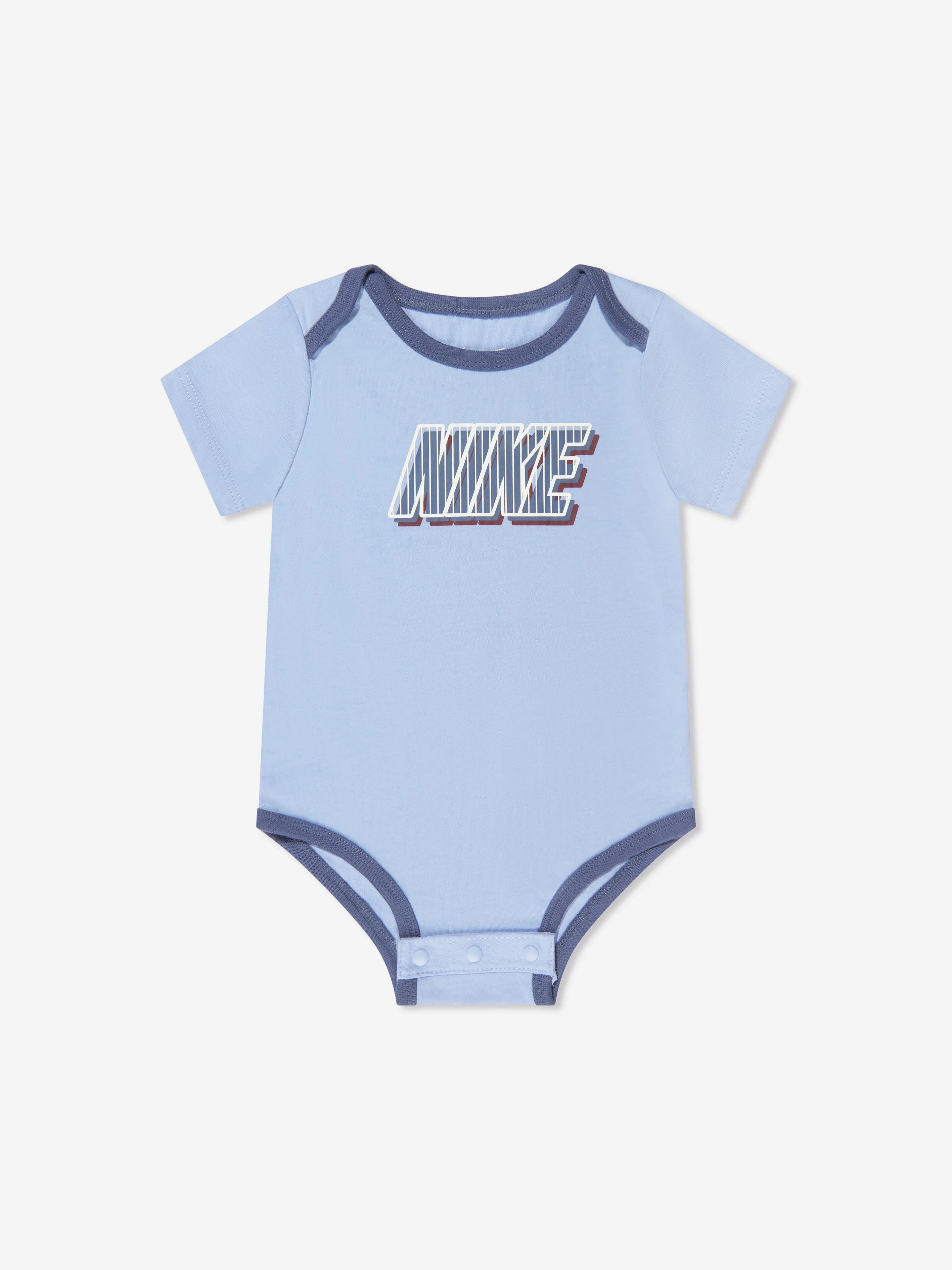 Baby Boys 3 Pack Bodysuit Set in Blue