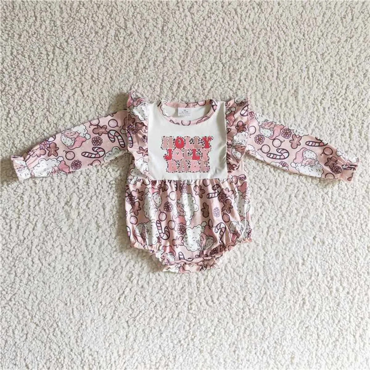 Baby Onesie Romper - Christmas Girls - Holly Jolly Babe Western