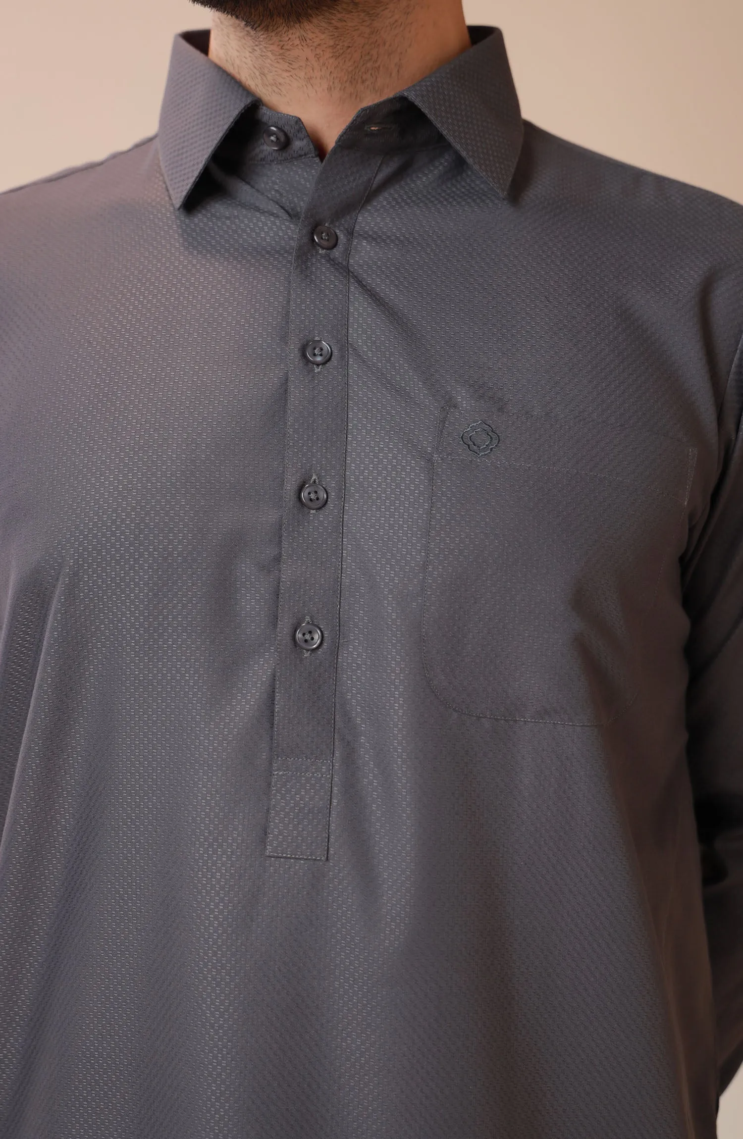 Basic Shirt Collar Shalwar Suit