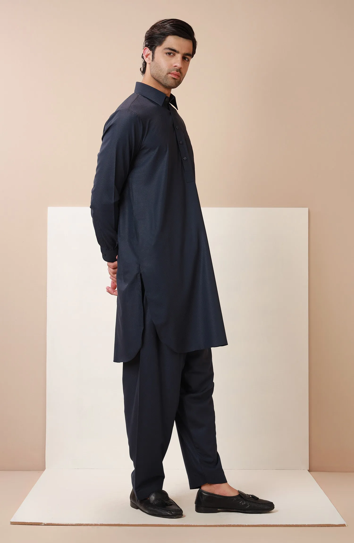 Basic Shirt Collar Shalwar Suit