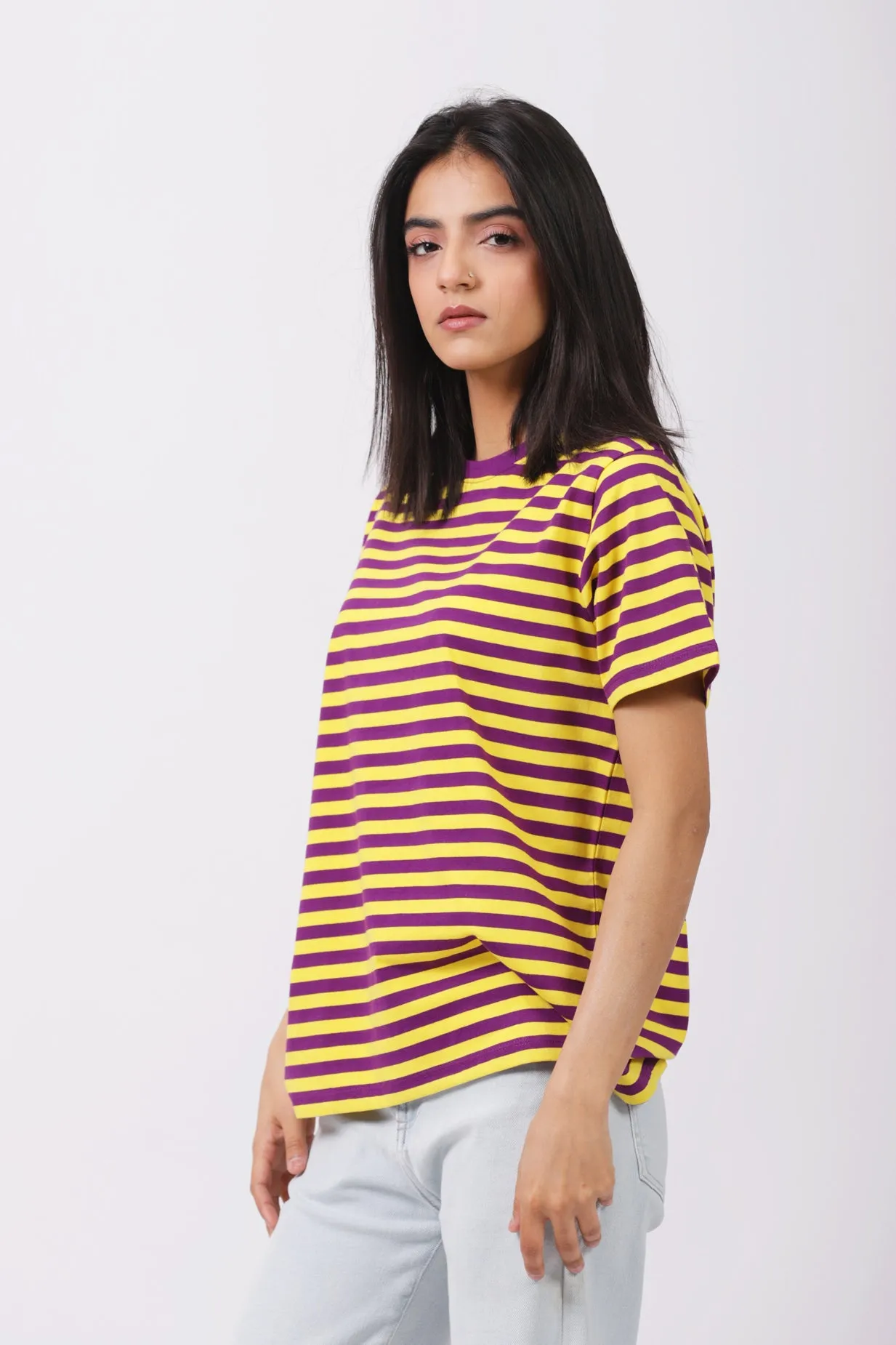 BASIC STRIPED TEE