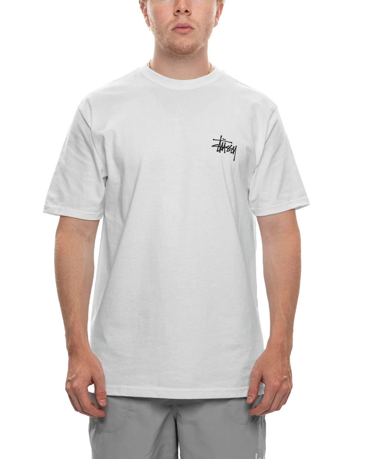 Basic Stussy Tee 'Fog'