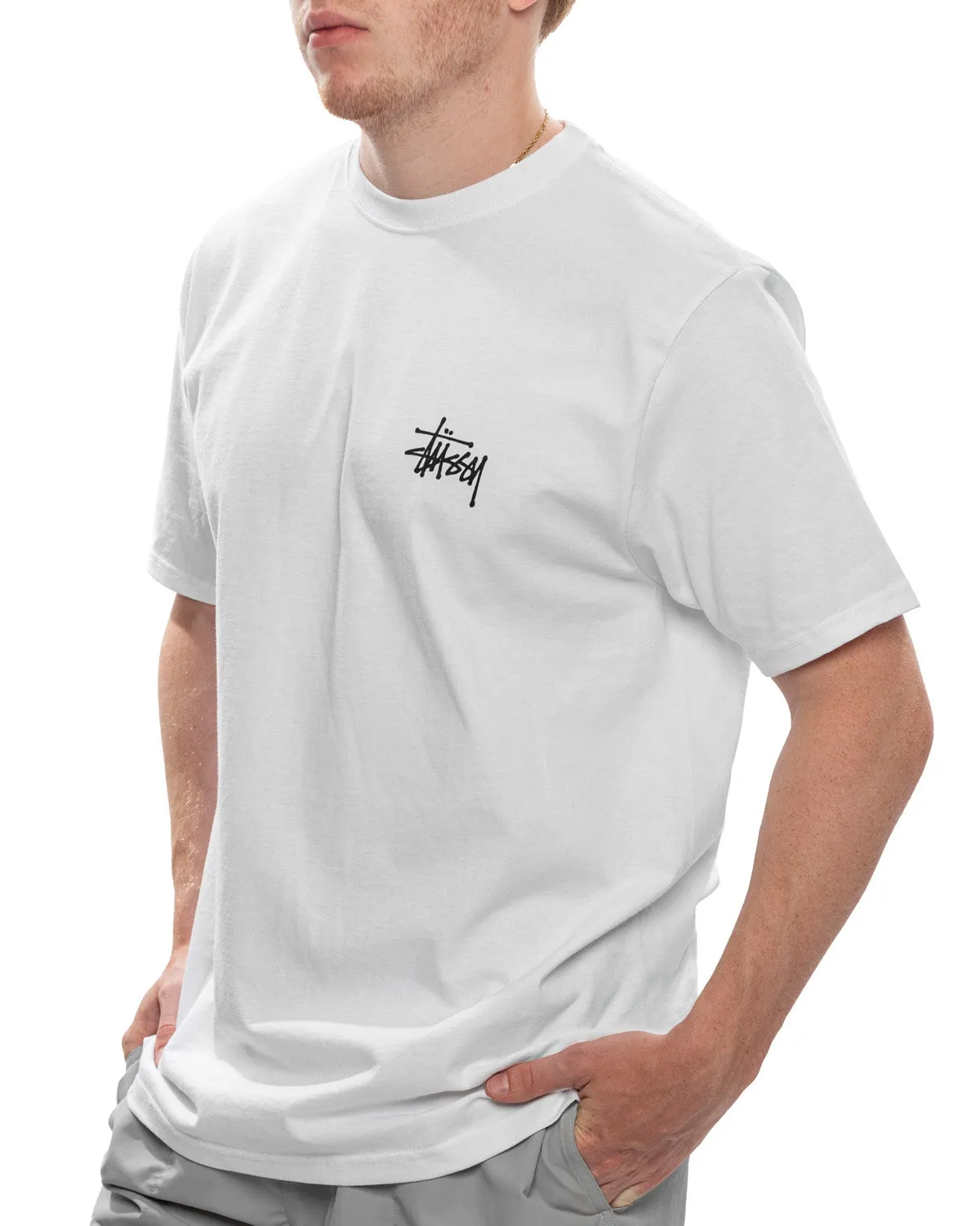 Basic Stussy Tee 'Fog'