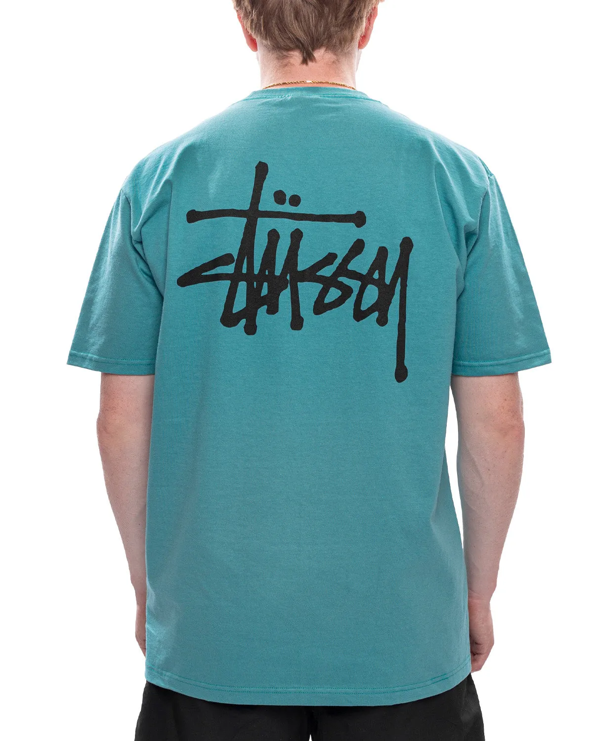 Basic Stussy Tee 'Ocean'