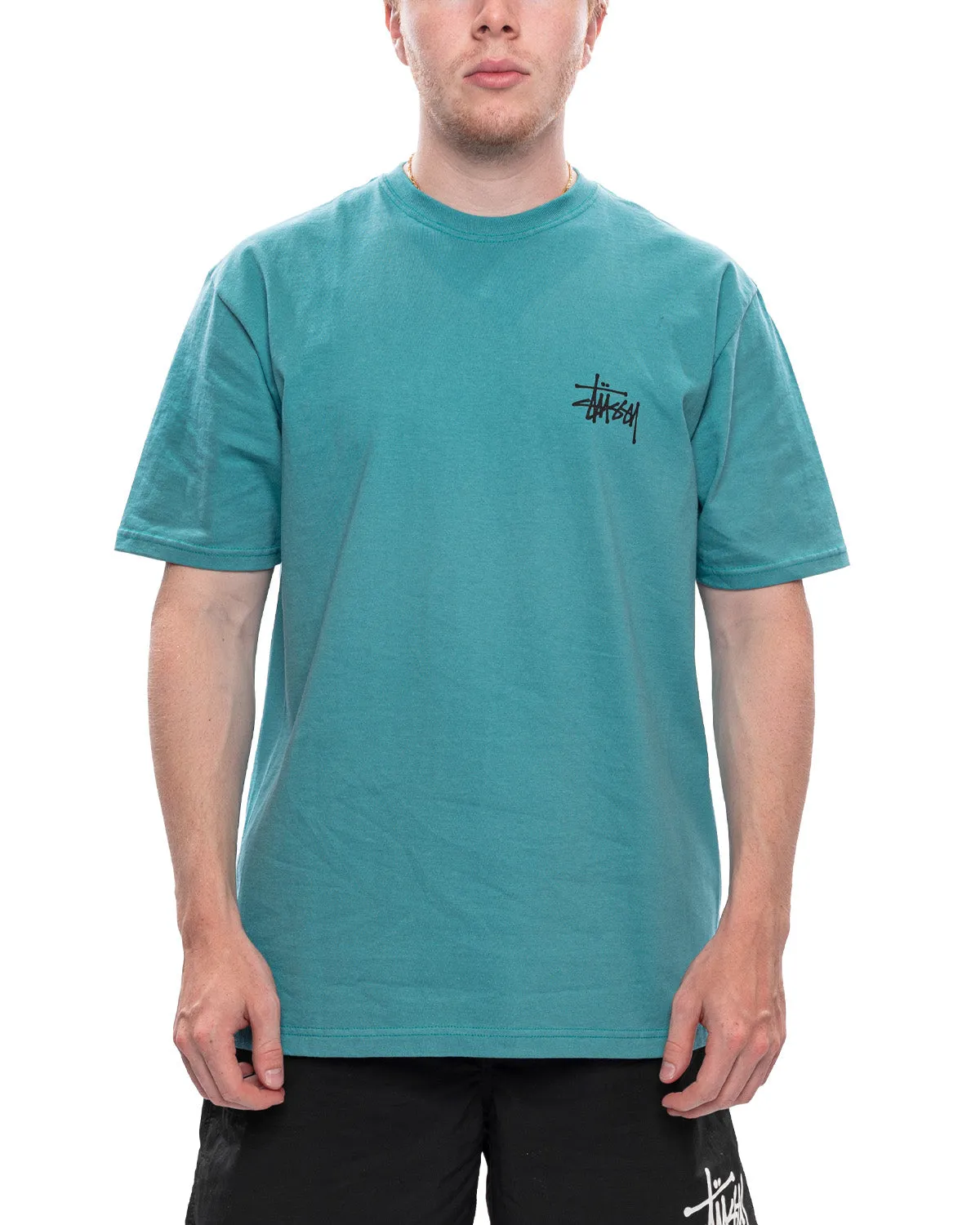 Basic Stussy Tee 'Ocean'