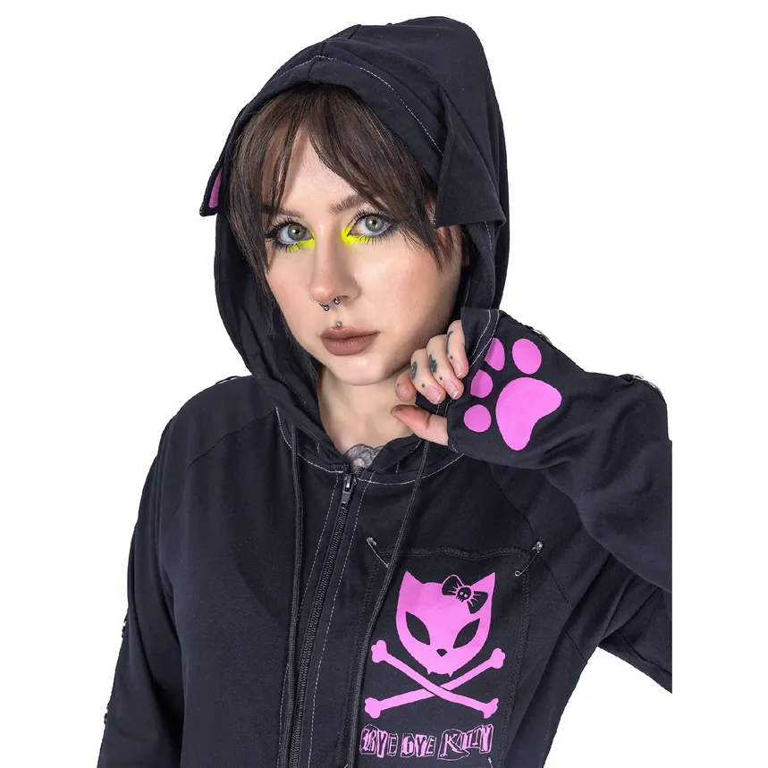 BBK VOID HOOD - BLACK/PINK