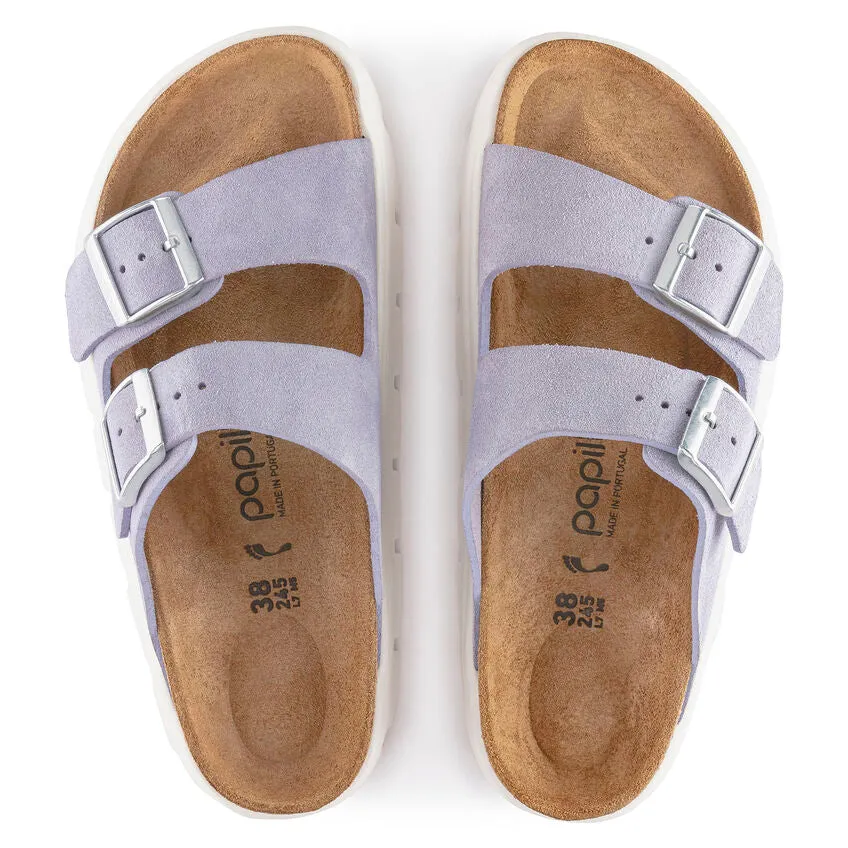 Birkenstock Women's Arizona Chunky Suede Leather (Purple Fog - Narrow Fit)