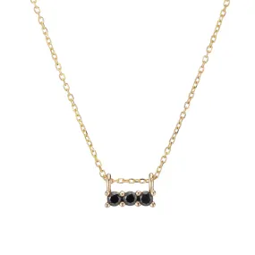 Black Diamond 3S Necklace