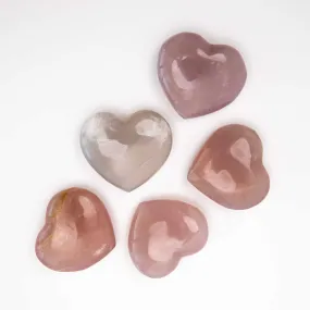 Blue Rose Quartz - Hearts