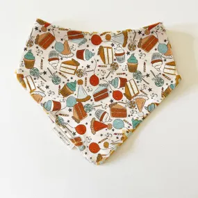 Bohemian Babies Organic Cotton Bandana Bib - Birthday Surprise Blue