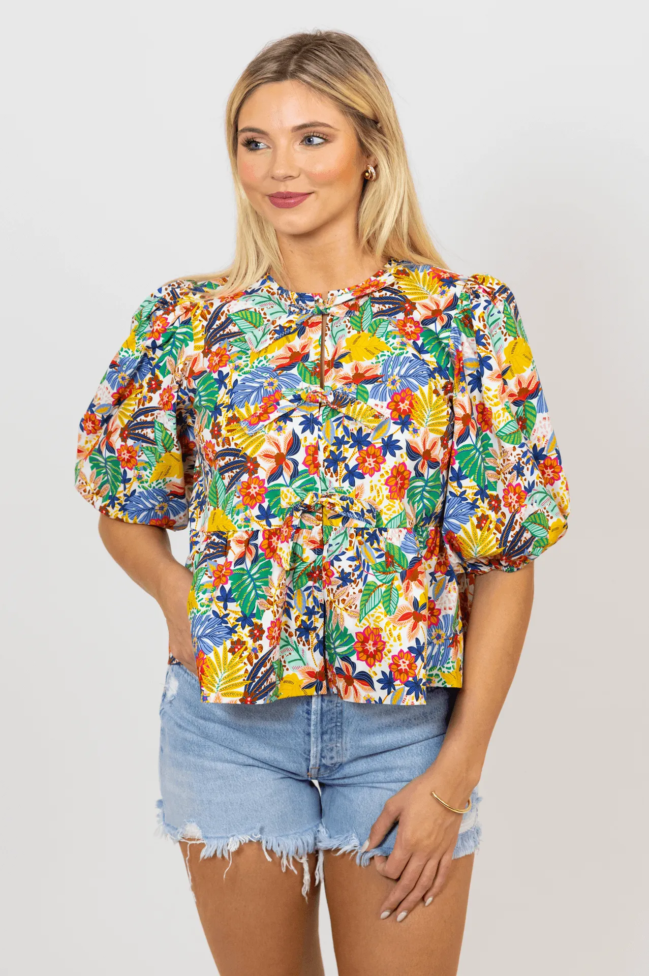 Bright Multi Palm Knot Top