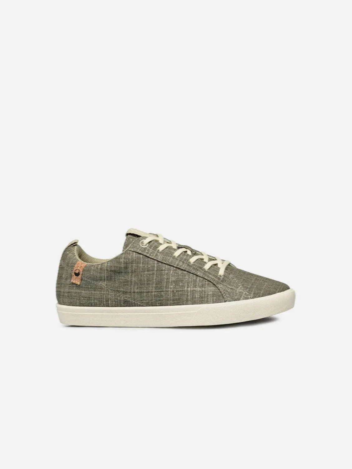 Cannon Women's Linen & Organic Cotton Sneakers | Olive