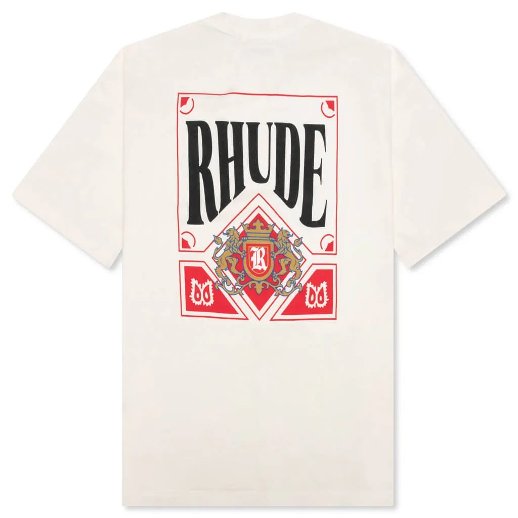 Card Tee - Vintage White