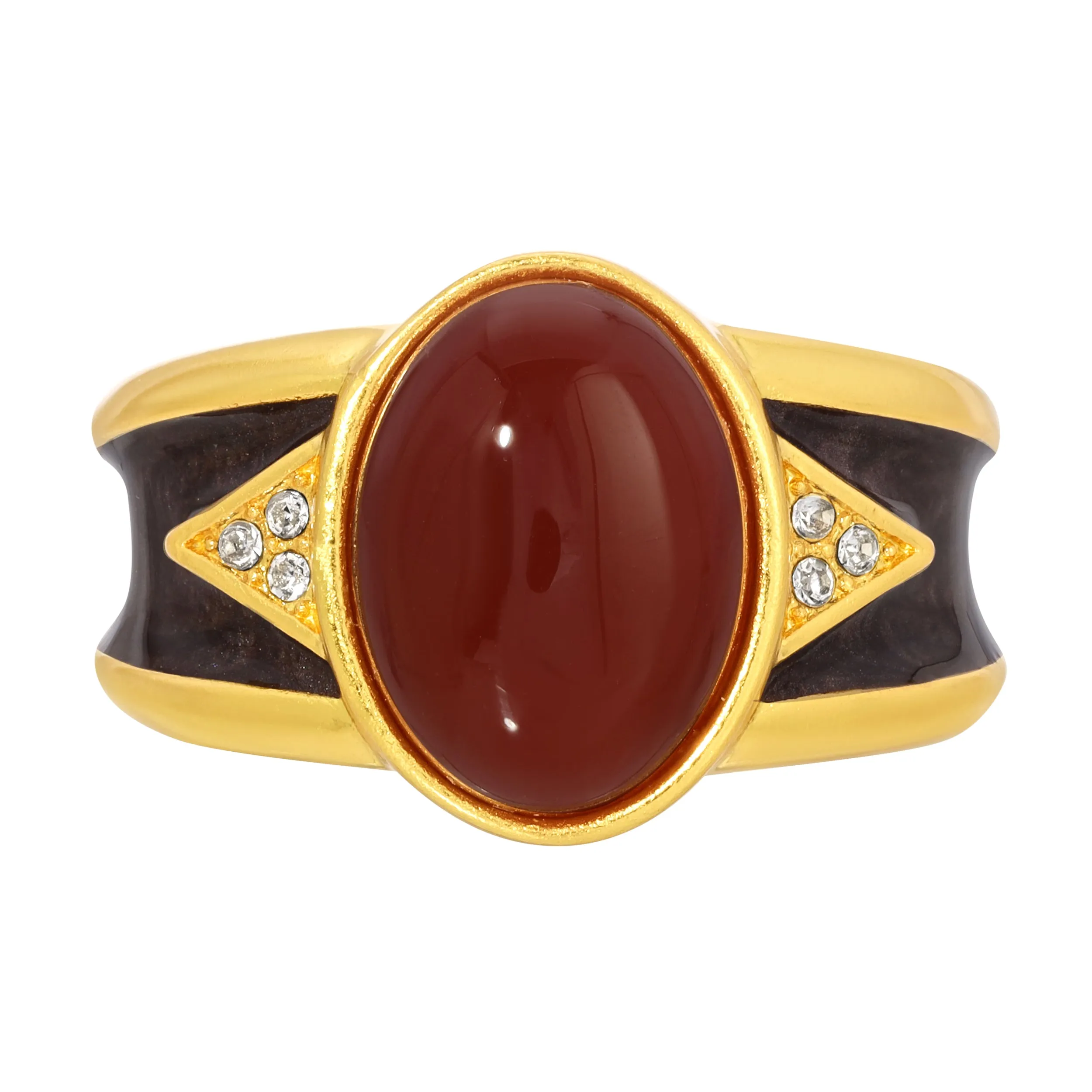 Carnelian Madera Signet Ring