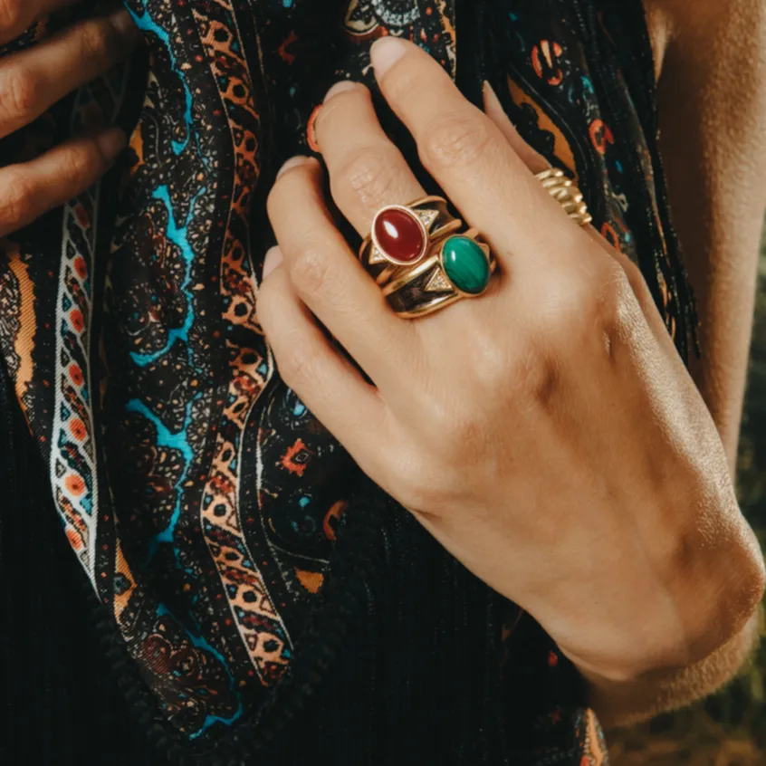 Carnelian Madera Signet Ring