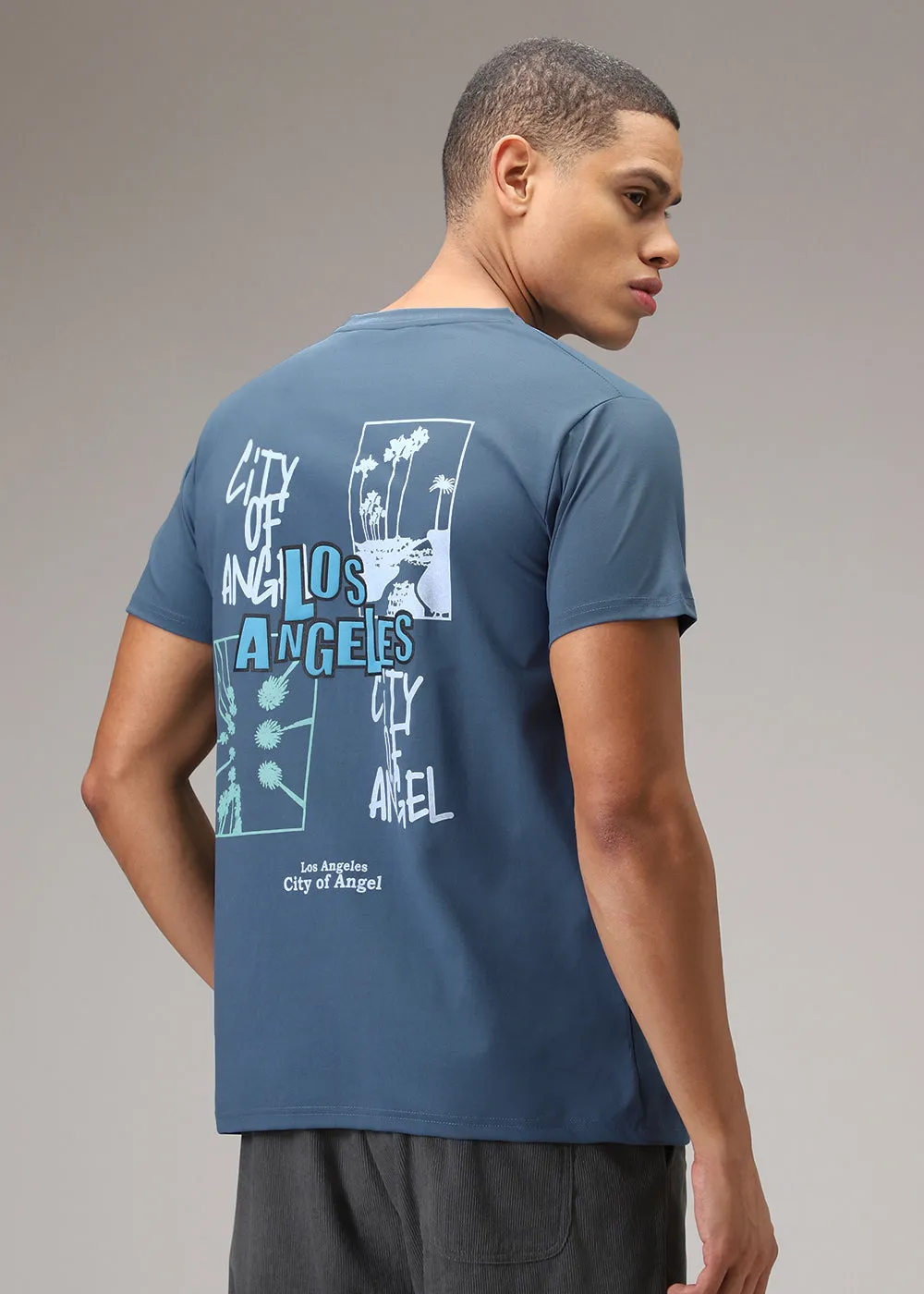 Carolina Blue Printed T-Shirt