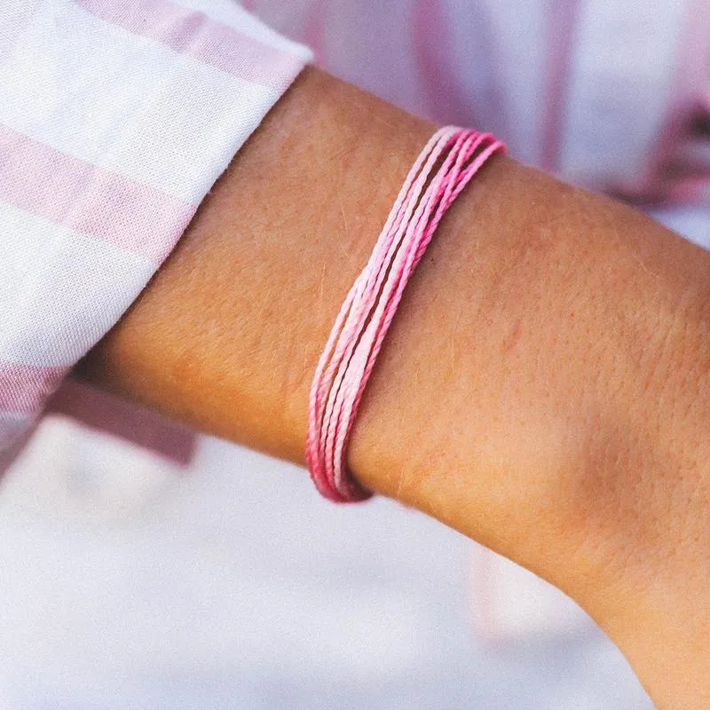 Charity Bracelet Supporting Boarding 4 Breast Cancer Pura Vida