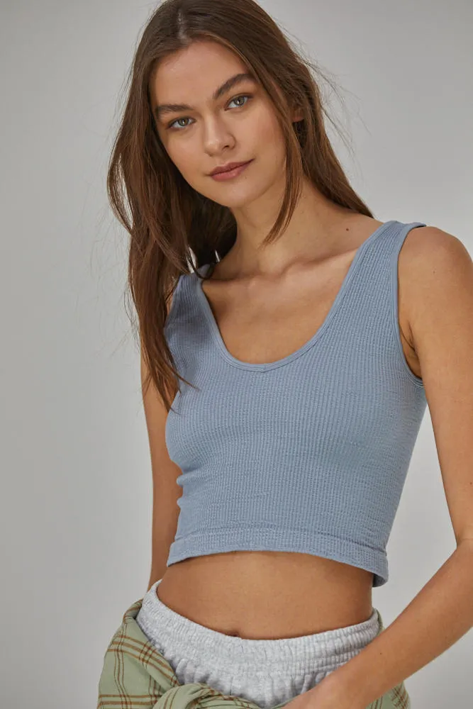 Chey Seamless, Sleeveless Top