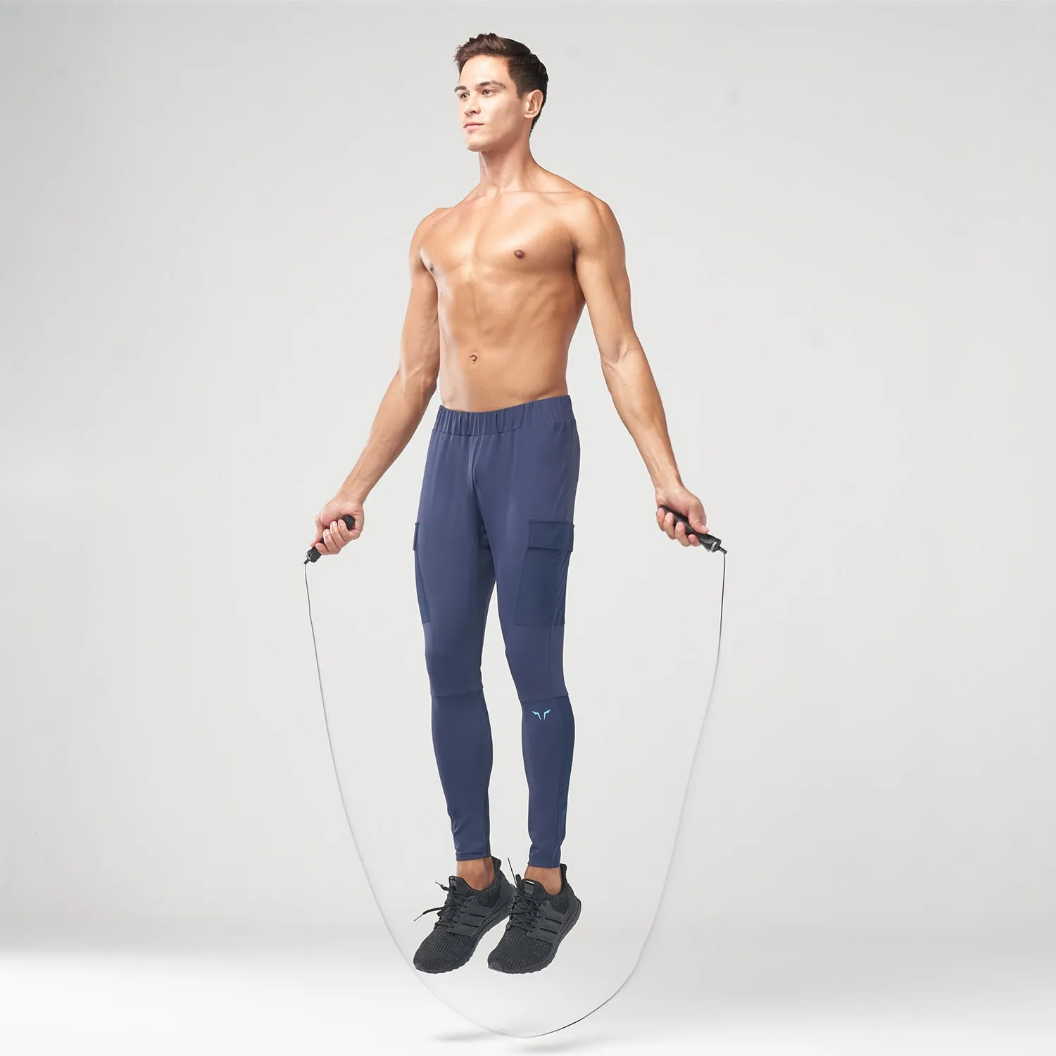 Code Cargo Running Tights - Blue Iris