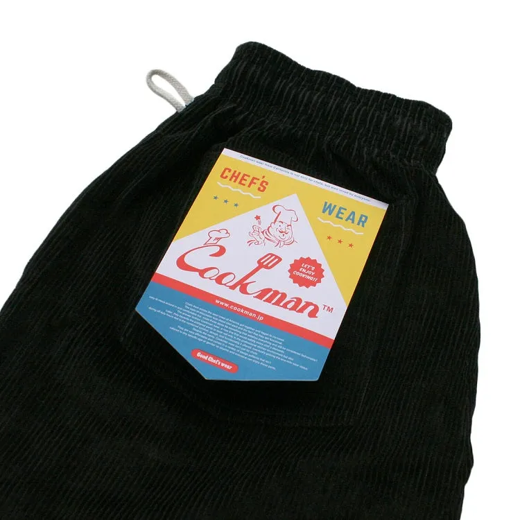 Cookman Chef Short Pants - Corduroy : Black