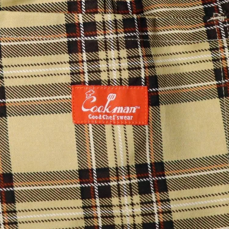 Cookman Chef Short Pants - Tartan Beige