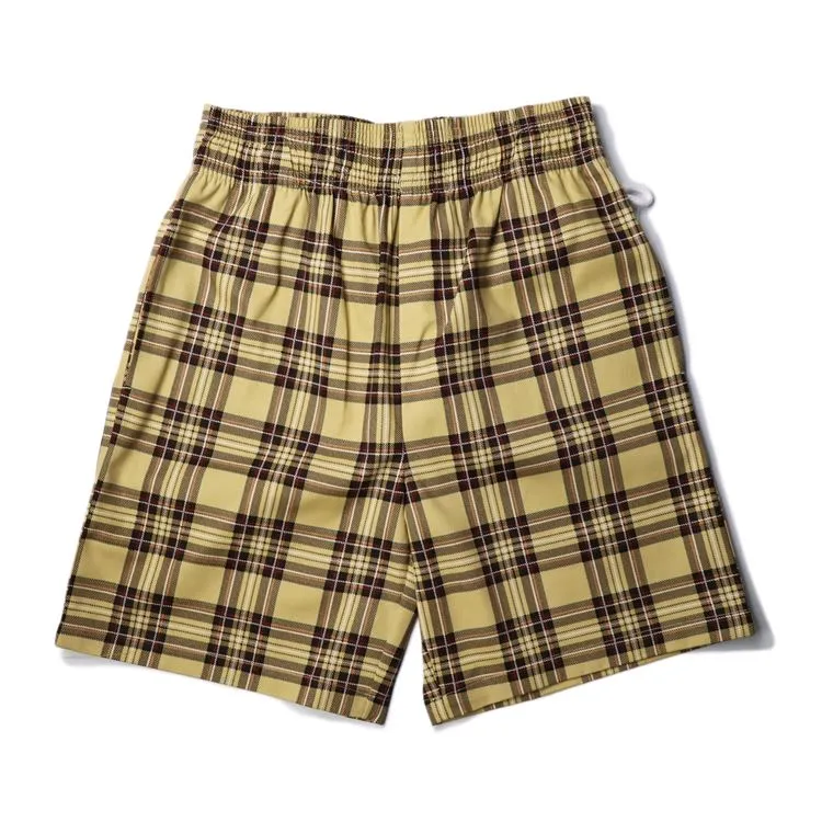 Cookman Chef Short Pants - Tartan Beige