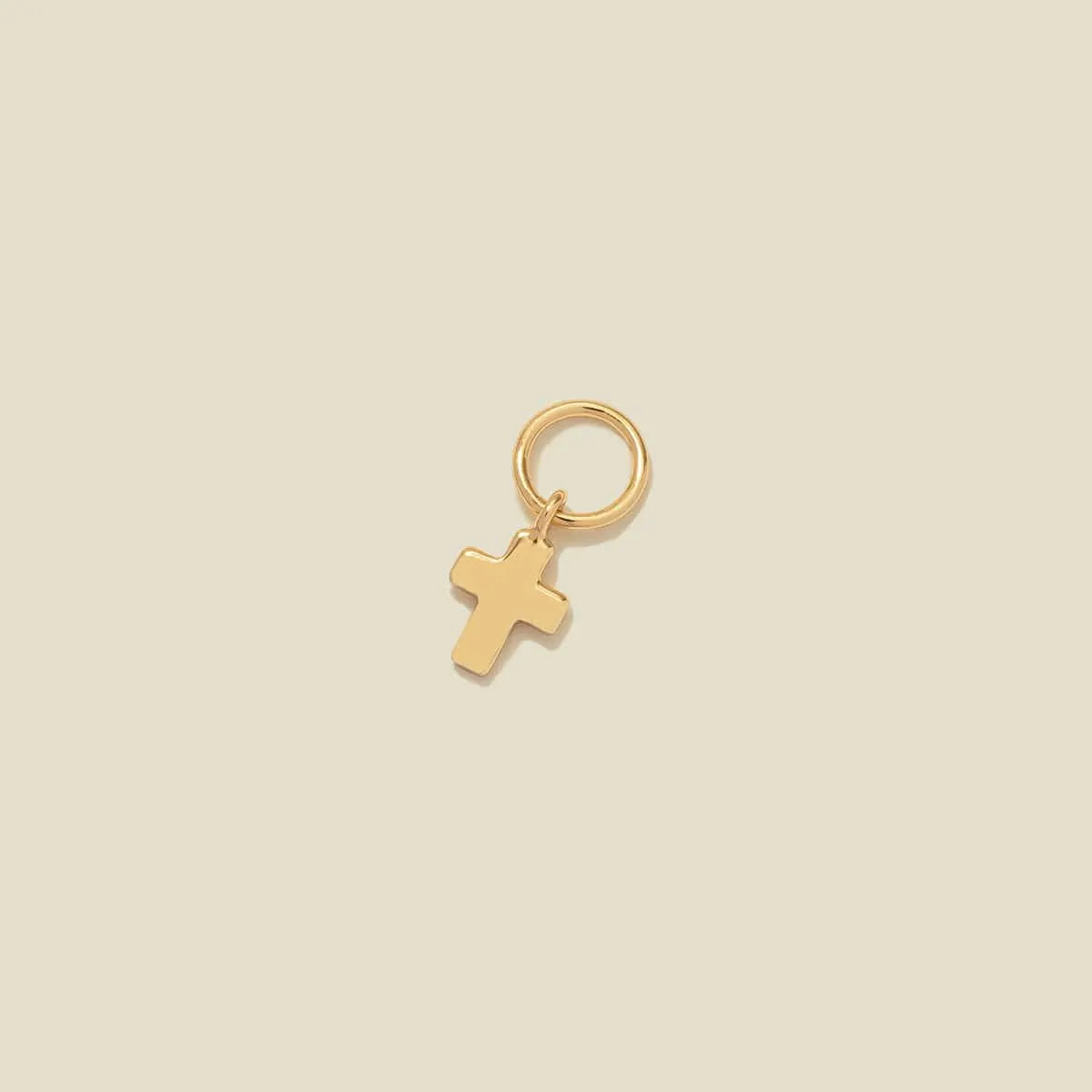 Cross Hoop Charm