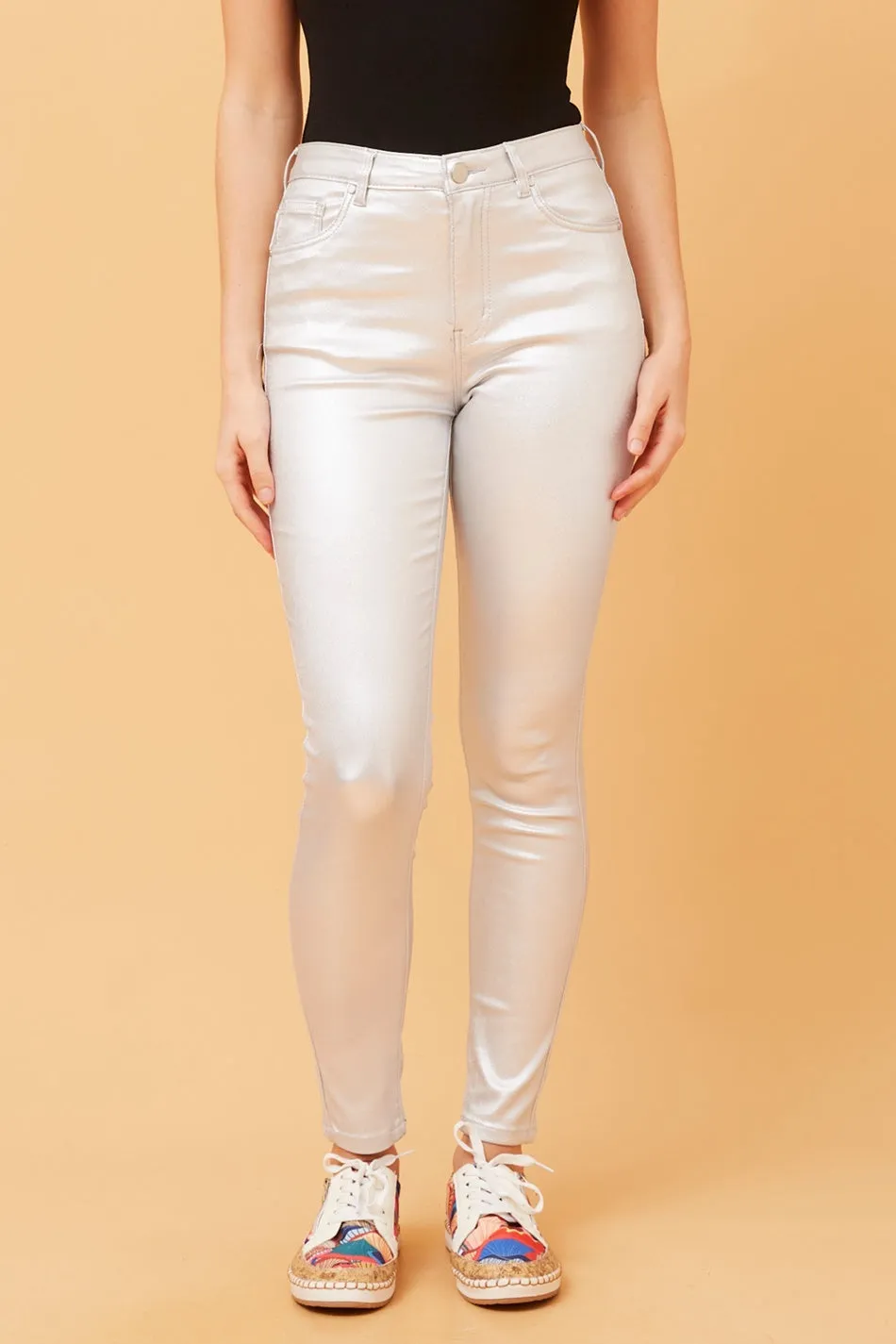 DEVLYN METALLIC PANTS